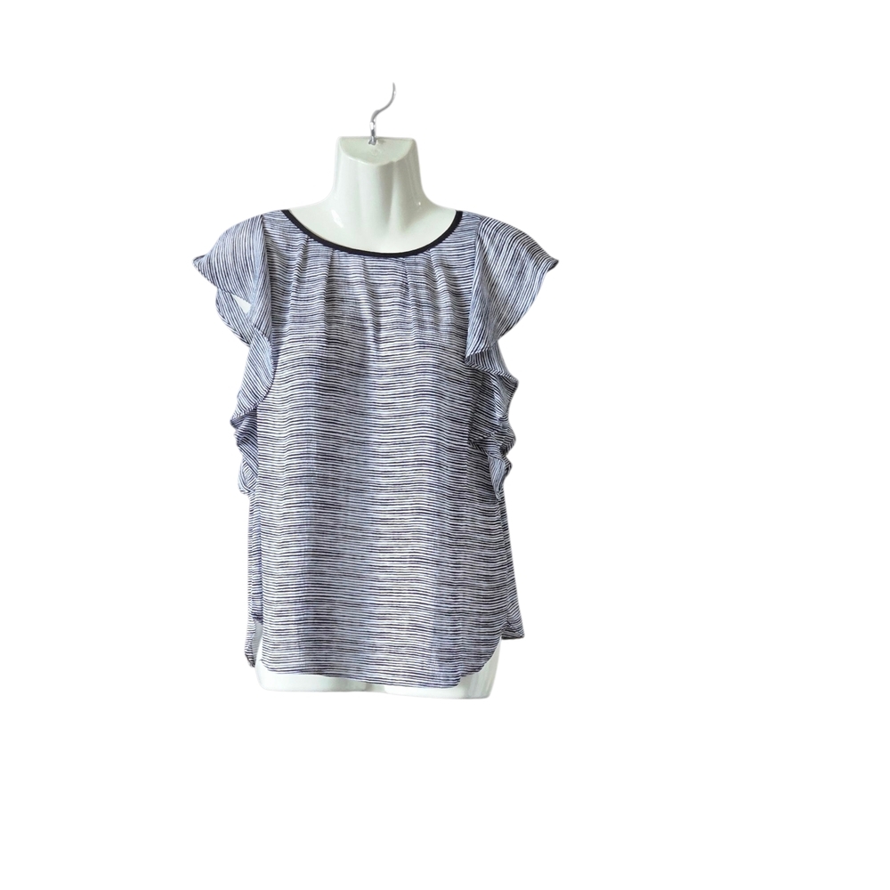 Elle Black and‎ White Striped Blouse